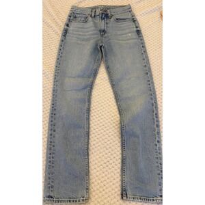 Outerknown SEA Liberty Straight Jeans Ocean Grove Blue Organic 24 Sample 2630026